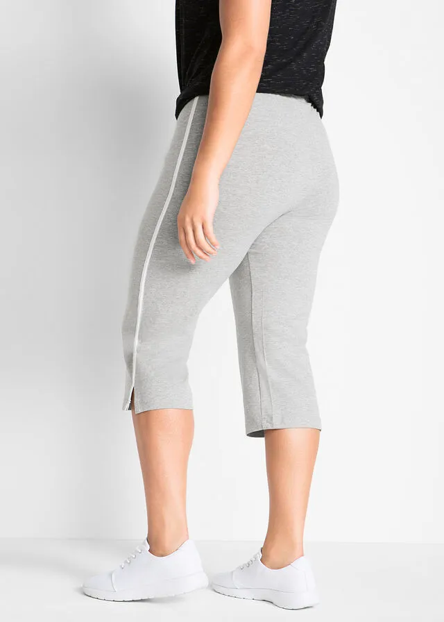 PANTALóN CAPRI DEPORTIVO, PITILLO (2 UNIDADES) AZUL MARINOGRIS CLARO JASPEADO