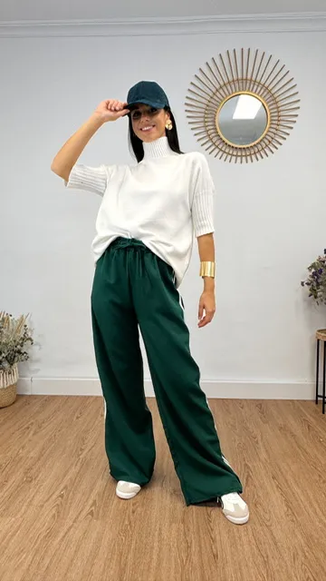 Pantalón Sport Verde botella