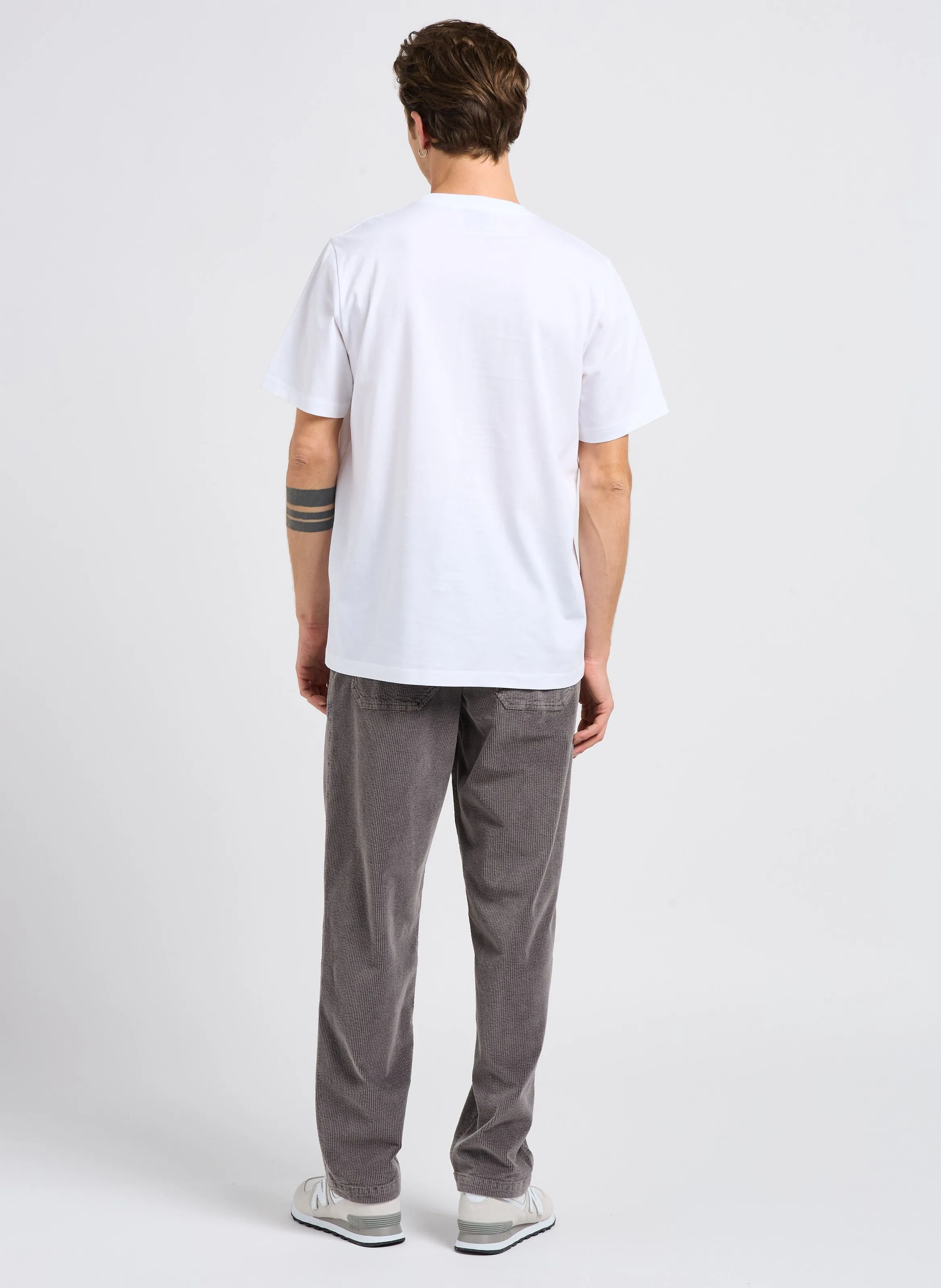 PAUL SMITH Pantalón regular fit de pana en gris