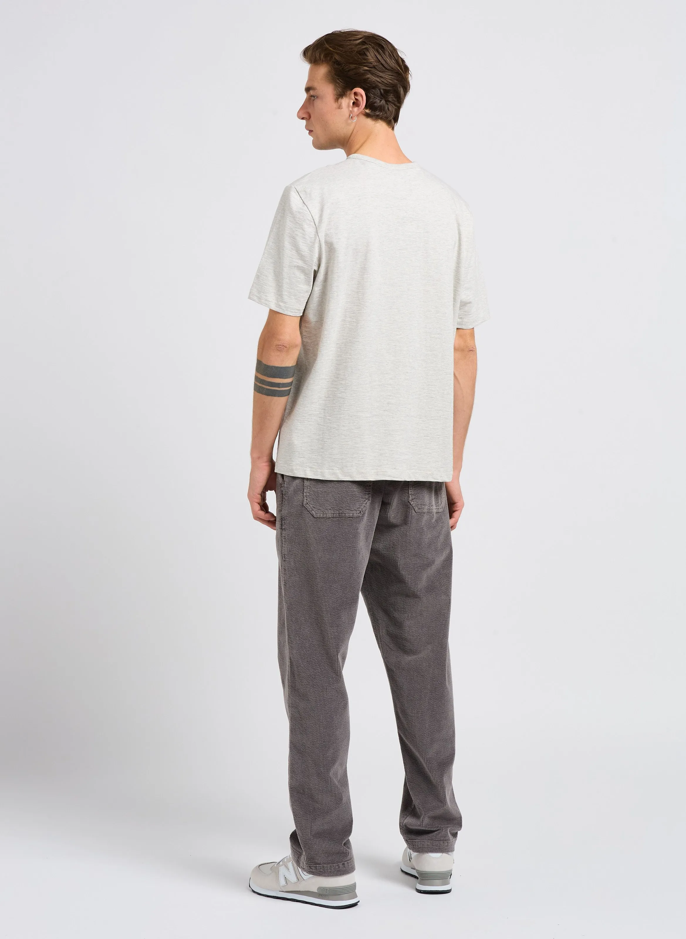 PAUL SMITH Pantalón regular fit de pana en gris