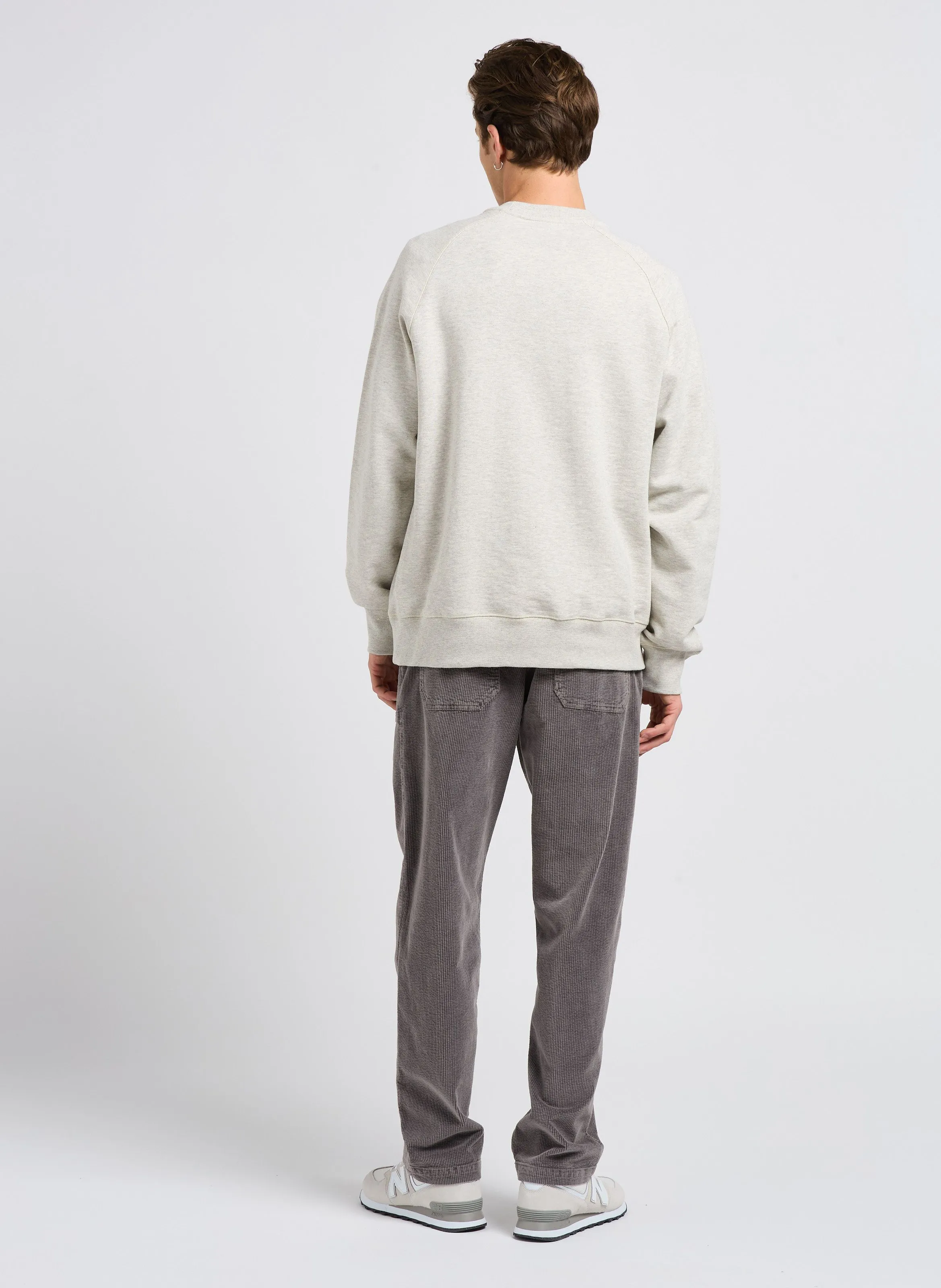 PAUL SMITH Pantalón regular fit de pana en gris