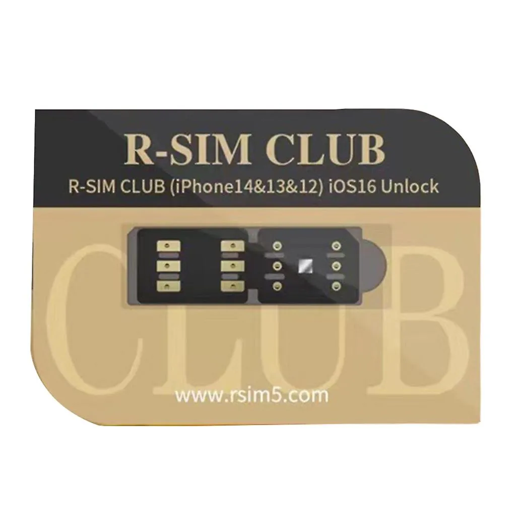 PEGATINA DE TARJETA SIM DE ALTO RENDIMIENTO RSIM CLUB IOS16 UNLOCK PARA TELéFONO 12/13/14