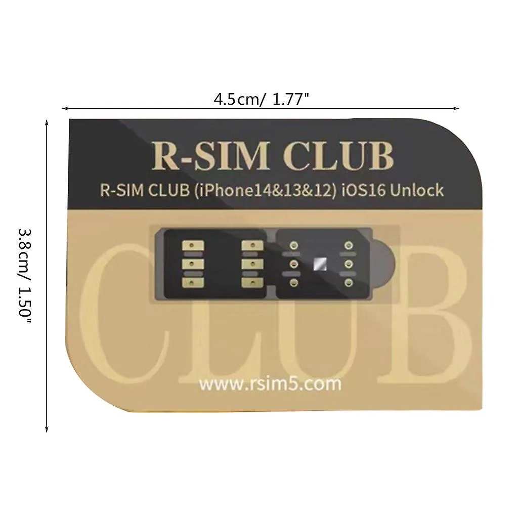 PEGATINA DE TARJETA SIM DE ALTO RENDIMIENTO RSIM CLUB IOS16 UNLOCK PARA TELéFONO 12/13/14