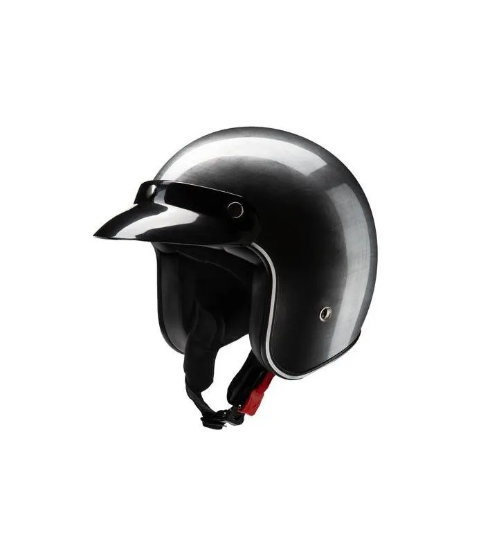 REDBIKE Casco Moto Jet Abierto Open Face Helmet Gris Oscuro HOMOLOGADO Dark Grey