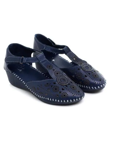 Sandalia 48Horas 4012 Azul Marino para Mujer
