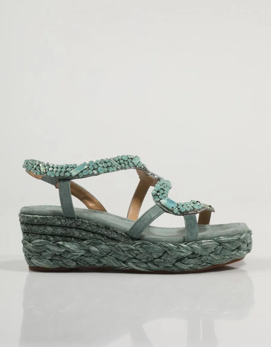  sandalias ALMA EN PENA Ap en Verde 82404