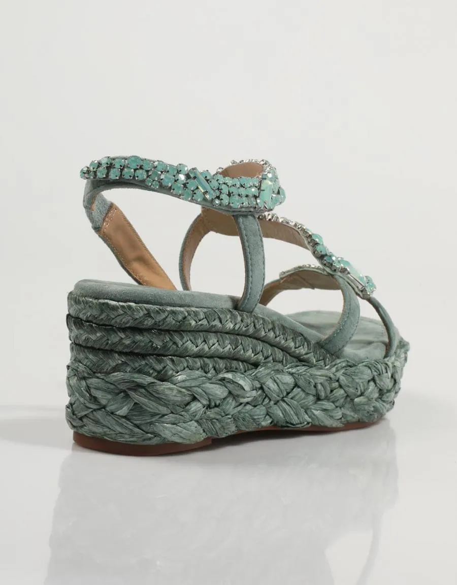 sandalias ALMA EN PENA Ap en Verde 82404