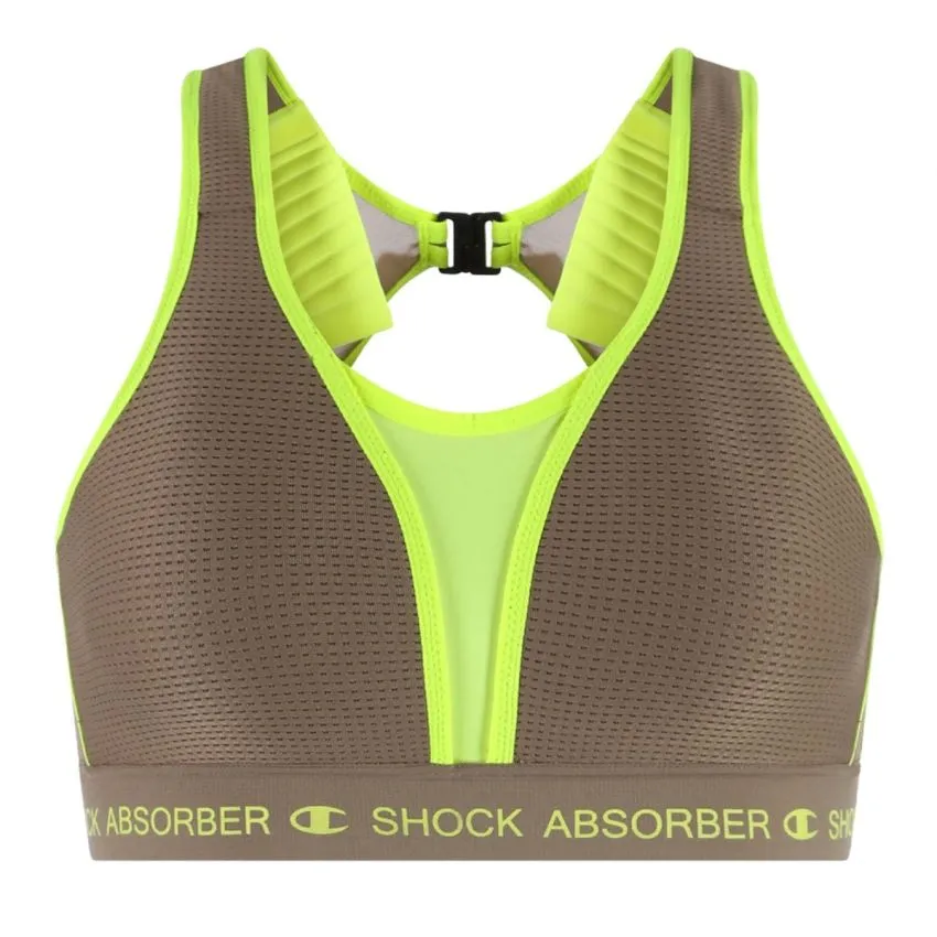 Shock Absorber Mujer Sujetadores/Tops Ultimate Run Bra Padded Gris 