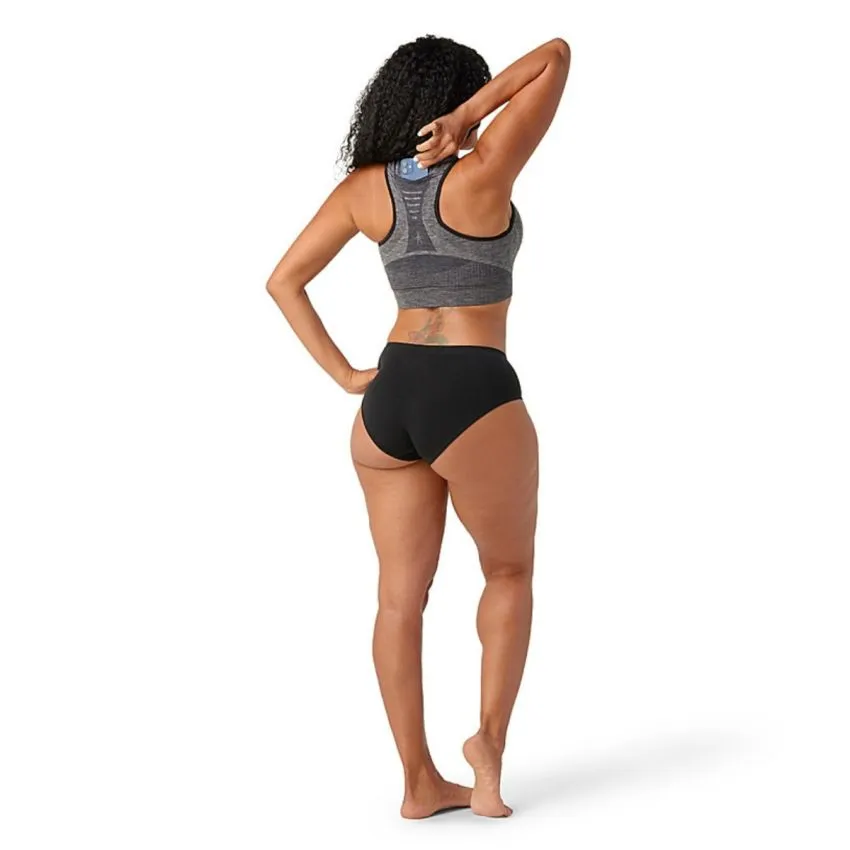 Smartwool Mujer Sujetadores/Tops Intraknit Racerback Bra Wool Gris 