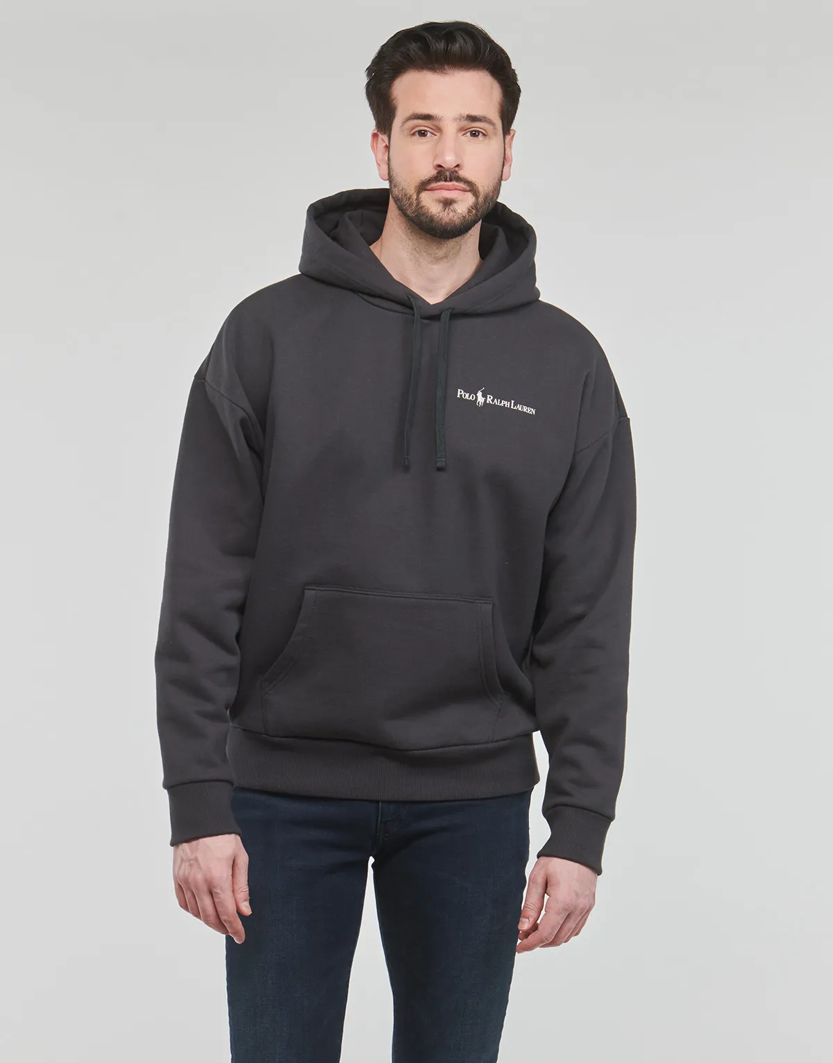 SWEATSHIRT CAPUCHE EN MOLLETON AVEC BRANDING