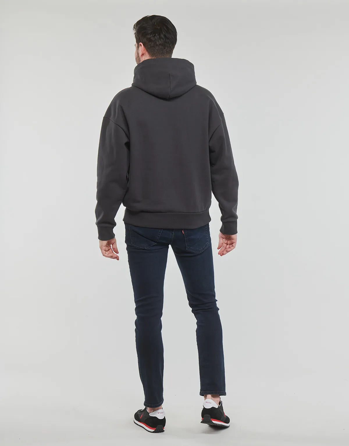 SWEATSHIRT CAPUCHE EN MOLLETON AVEC BRANDING