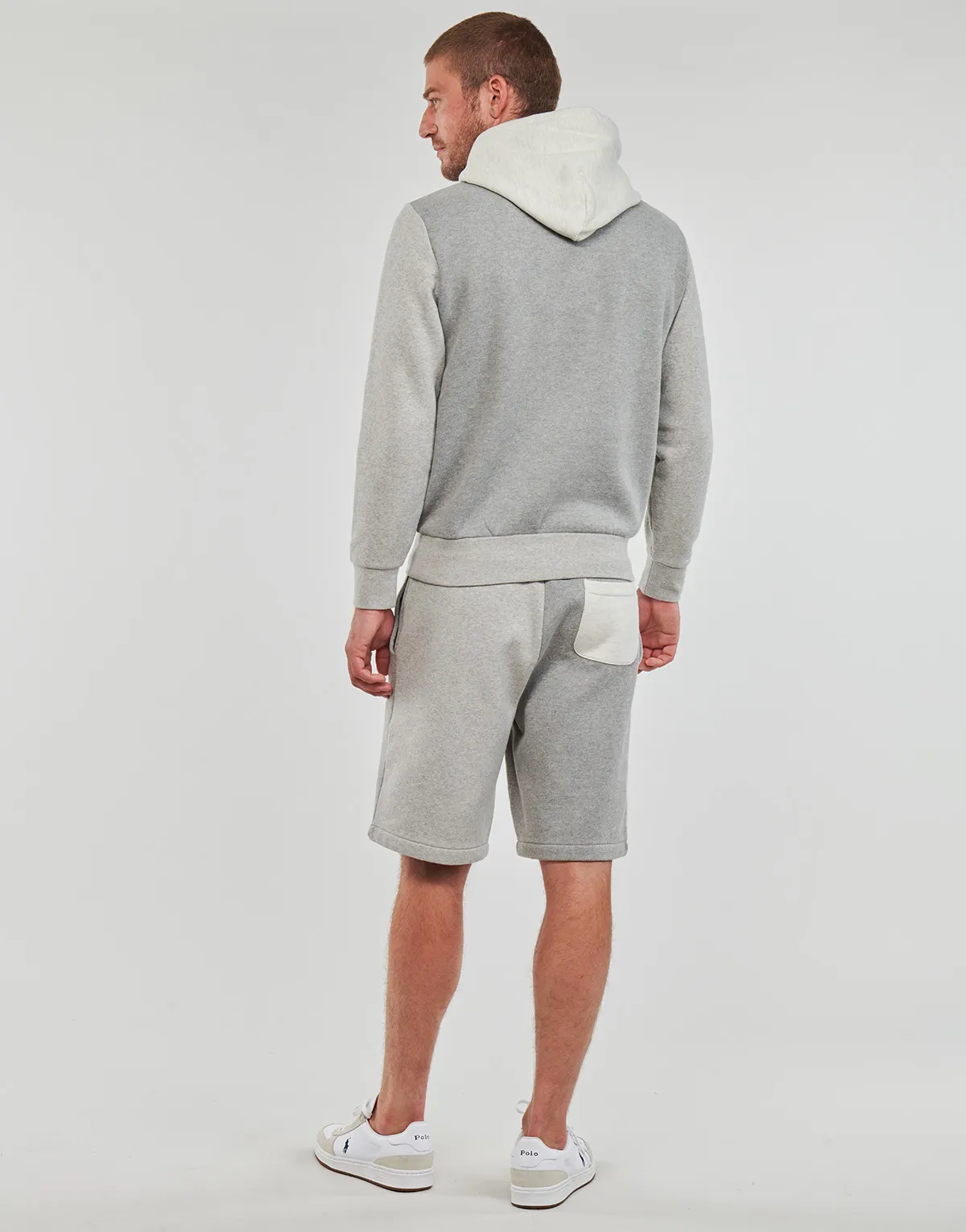 SWEATSHIRT CAPUCHE EN MOLLETON COLOBLOCK
