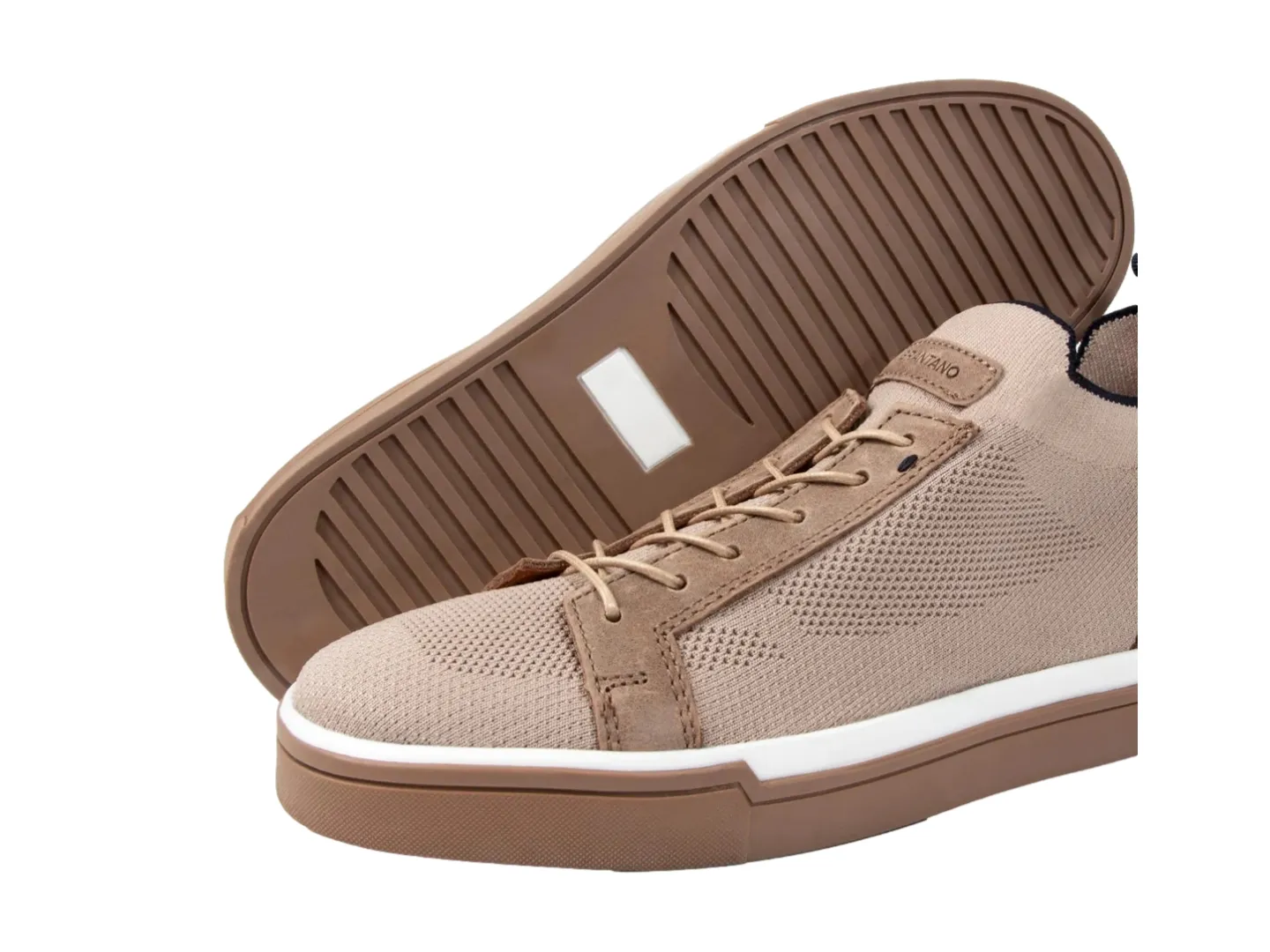 Tenis Brantano Tejida  Gris Para Hombre