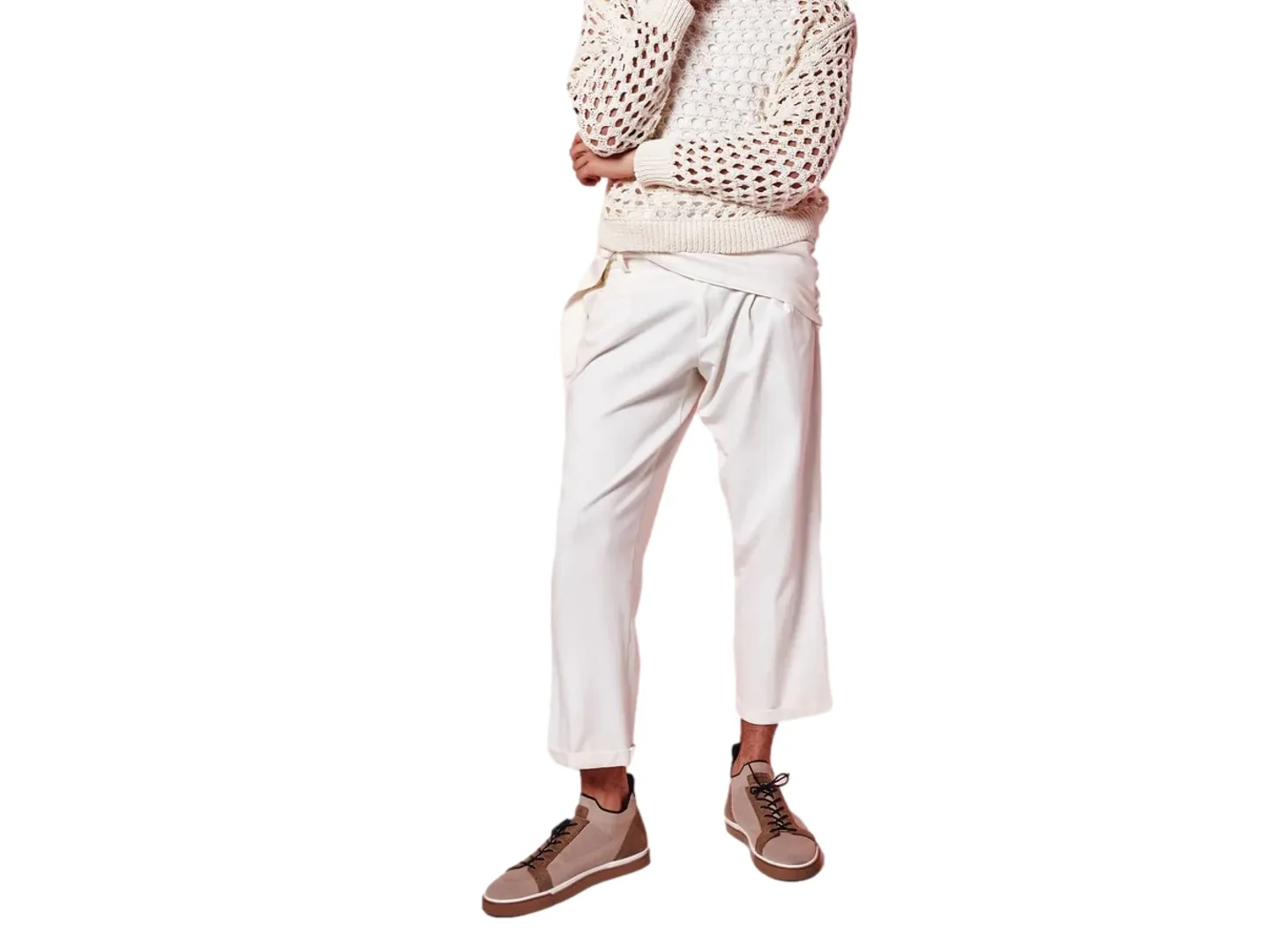 Tenis Brantano Tejida  Gris Para Hombre