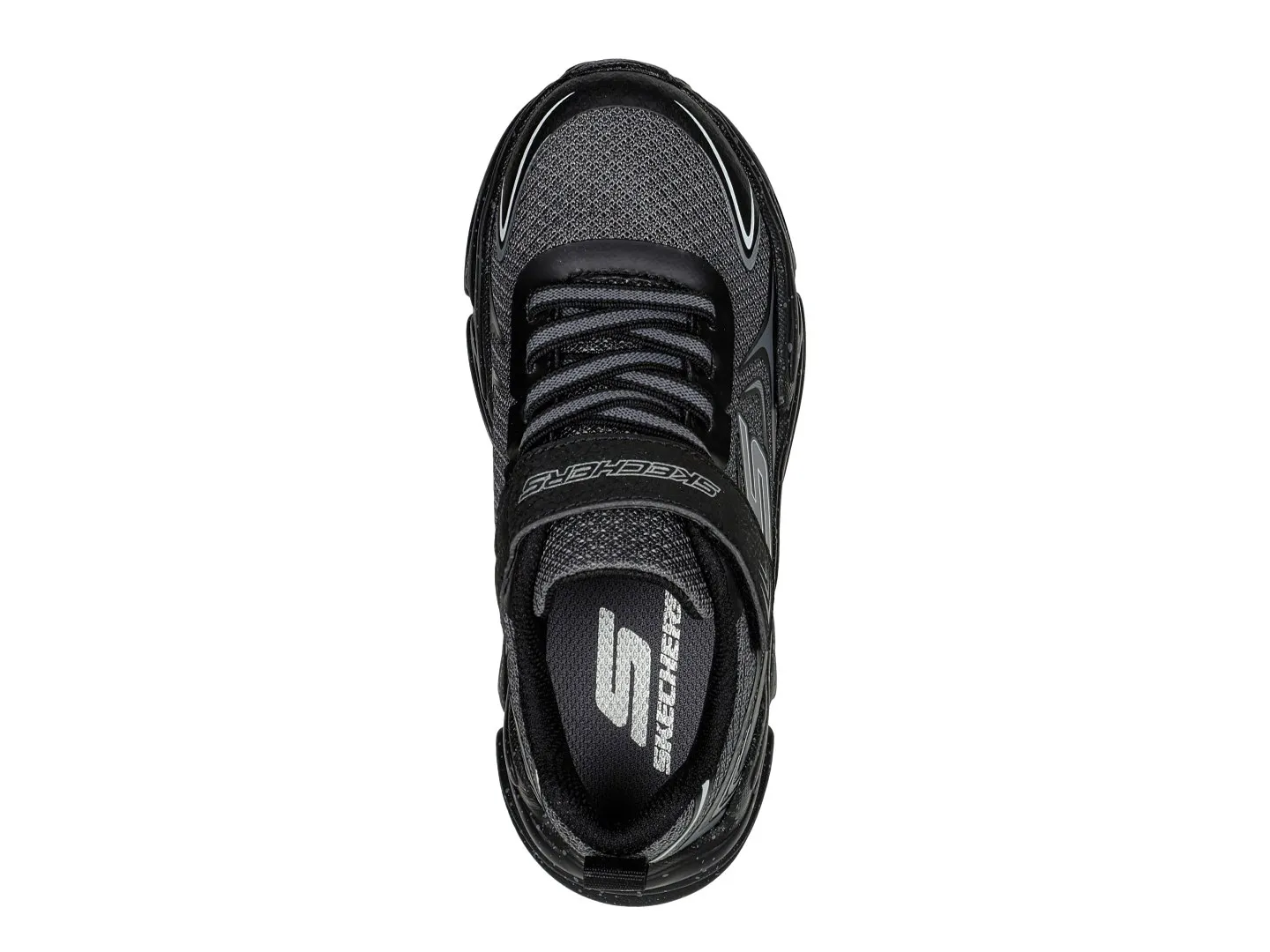 Tenis Skechers Wavetronic Gris Para Niño