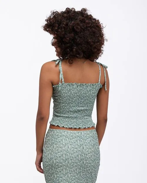 Top Mujer Violeta Verde Pad