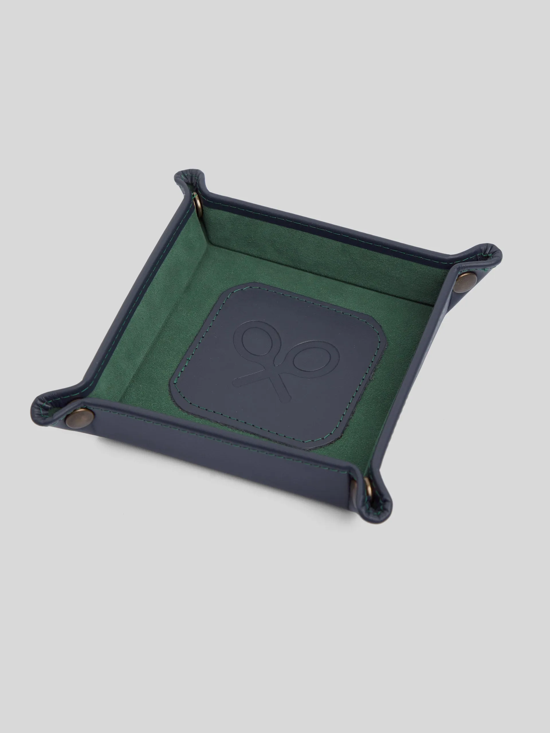 Vaciabolsillos silbon piel verde
