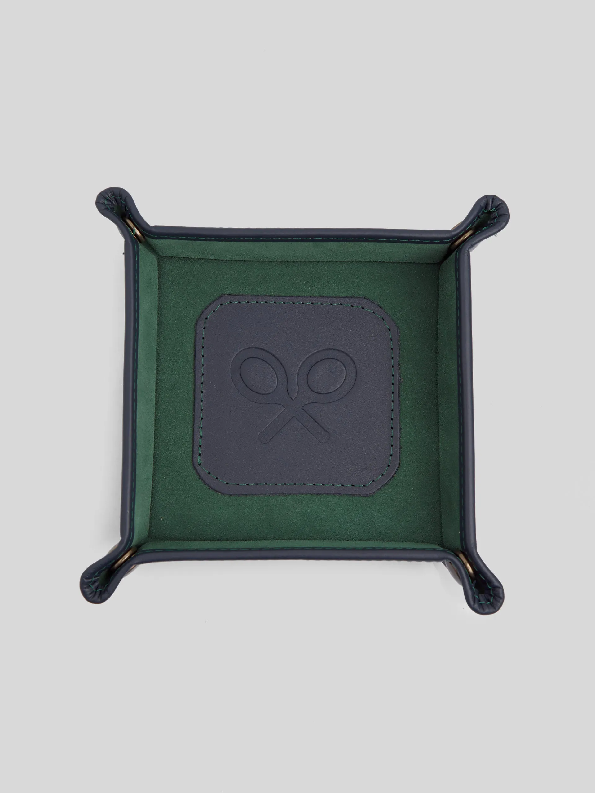 Vaciabolsillos silbon piel verde