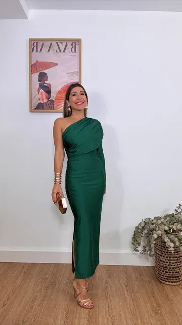 Vestido Bernadette Invitada Verde