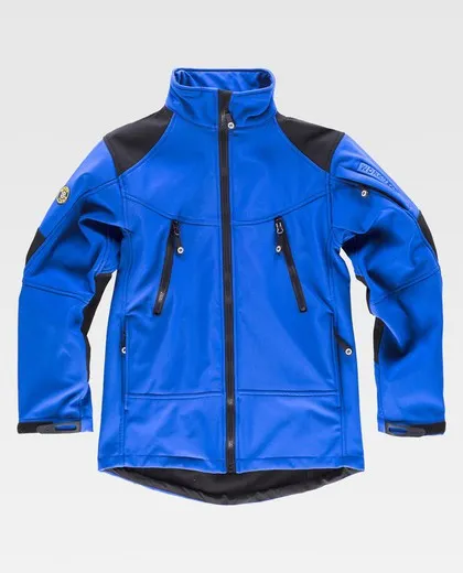 Workshell combinado Azul