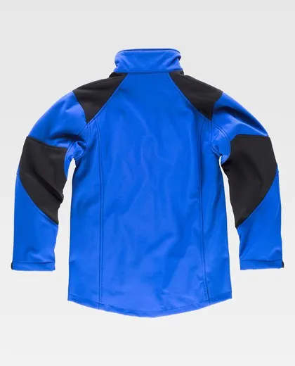 Workshell combinado Azul